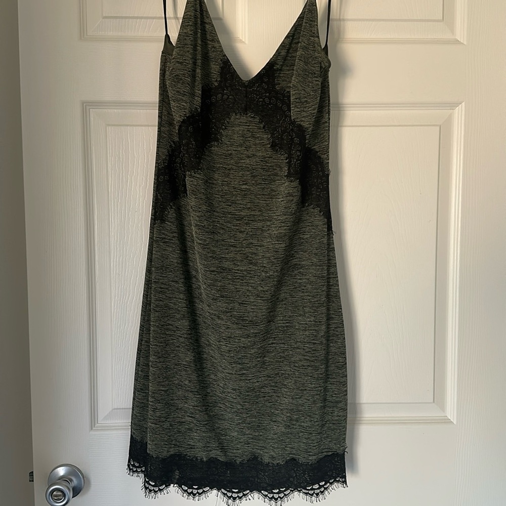 Kendall & Kylie Olive green dress